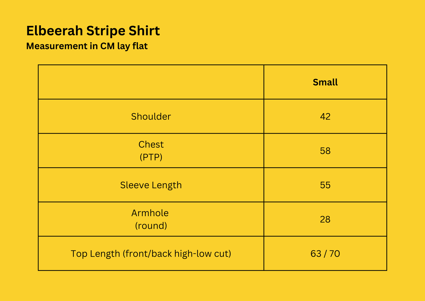 Elbeerah Stripe Shirt