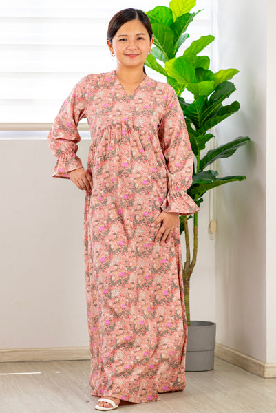 Melrose Label: Amily Floral Dress | Adult Pink