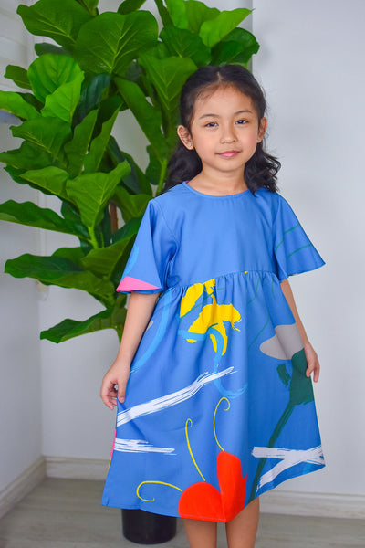 Melrose Label: A'Horizon Girl's Dress (Blue)