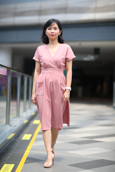 Darlene CrossFront Dress