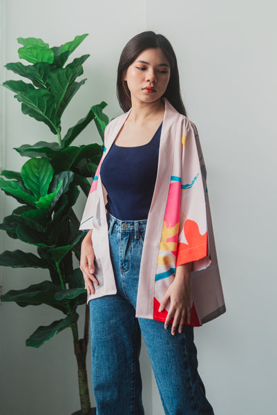 Melrose Label: A'Horizon Kimono (Pink)