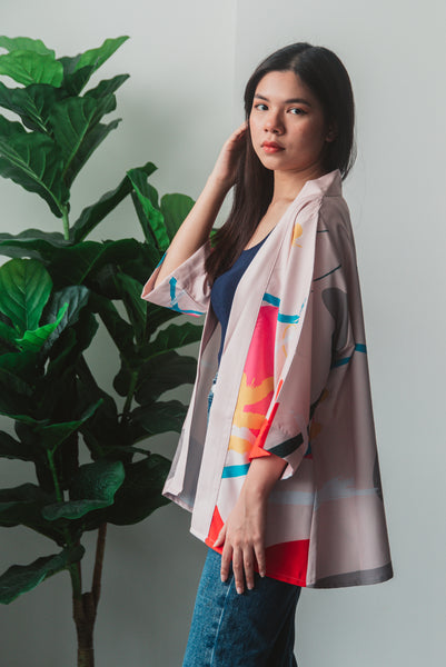 Melrose Label: A'Horizon Kimono (Pink)