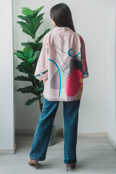 Melrose Label: A'Horizon Kimono (Pink)