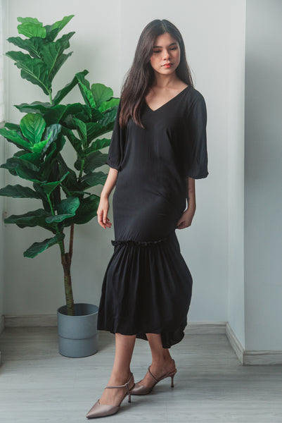 Melrose Label: Arin Swing Dress (Black)