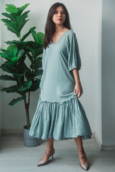 Melrose Label: Arin Swing Dress (Seafoam)