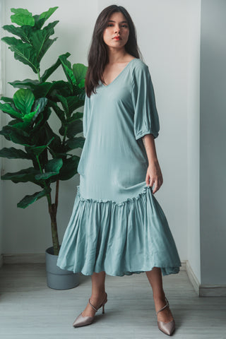 Melrose Label: Arin Swing Dress (Seafoam)