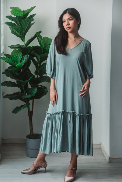 Melrose Label: Arin Swing Dress (Seafoam)