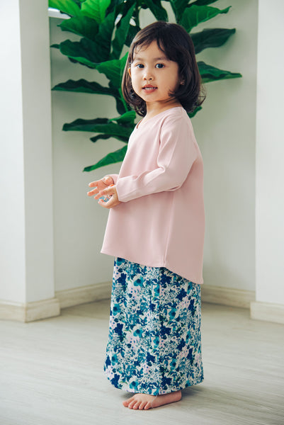 Melrose Label: Aisy Kurung Set - Pink | Girl