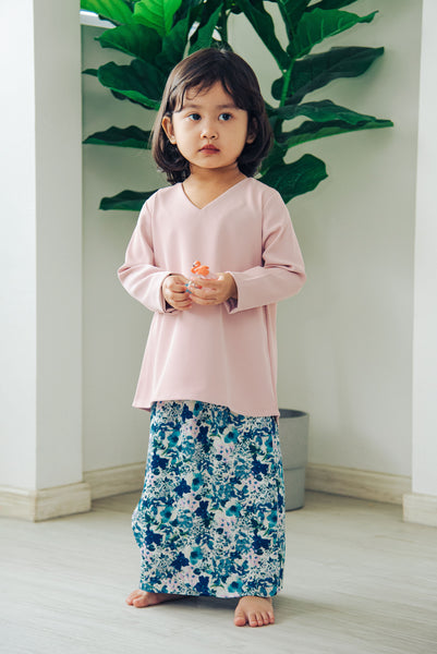 Melrose Label: Aisy Kurung Set - Pink | Girl