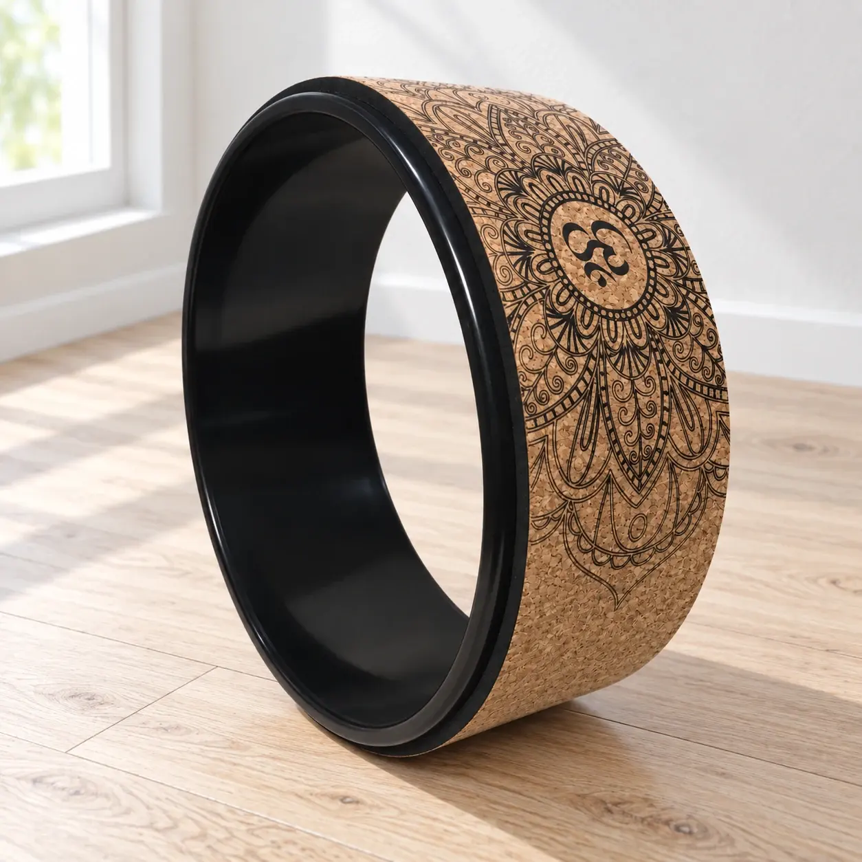 Patterned Practice Wheel on natural daylight