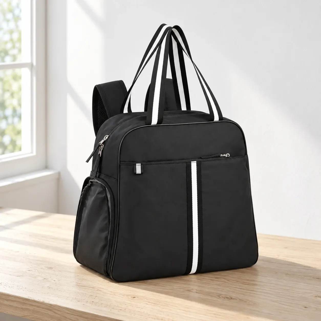 Court Carry Tote, selected product photographed on natural daylight