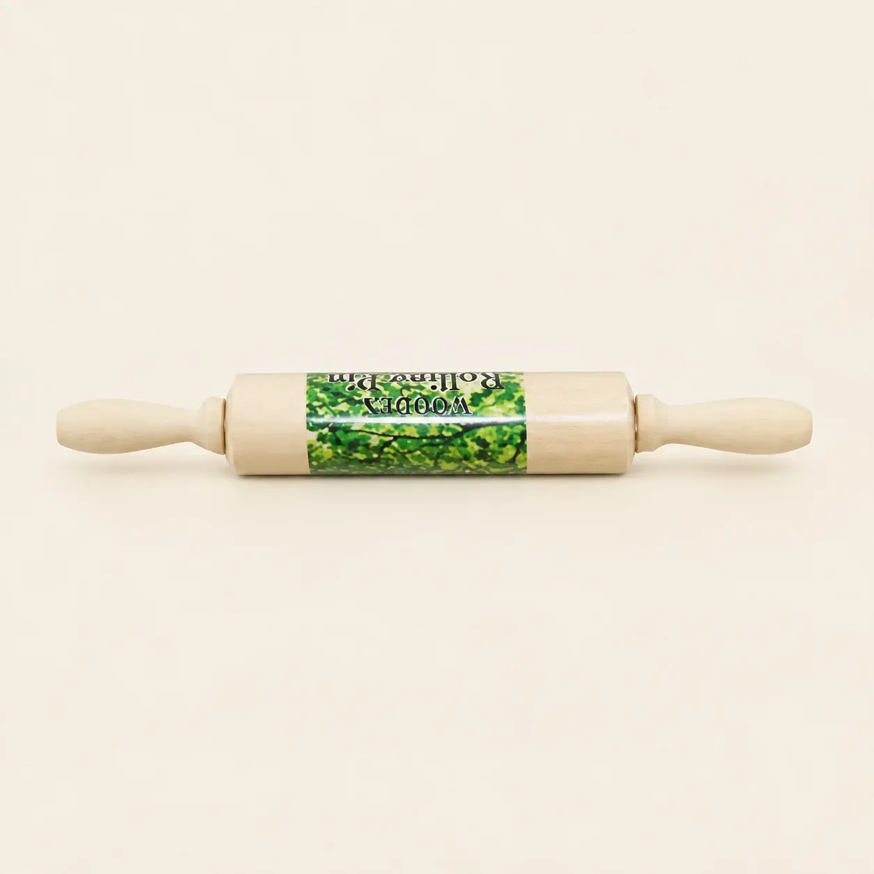 Wooden Clay Roller, selected product photographed on warm ivory