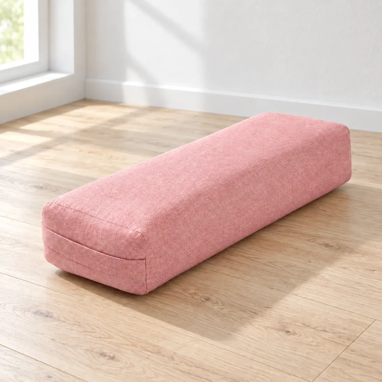 Rectangular Practice Bolster, selected product photographed on natural daylight