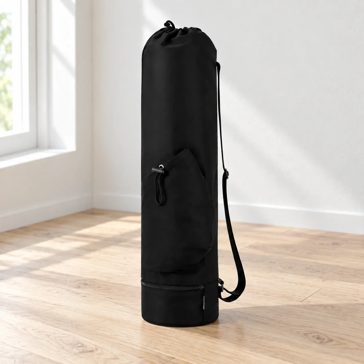 Drawstring Mat Carrier, selected product photographed on natural daylight