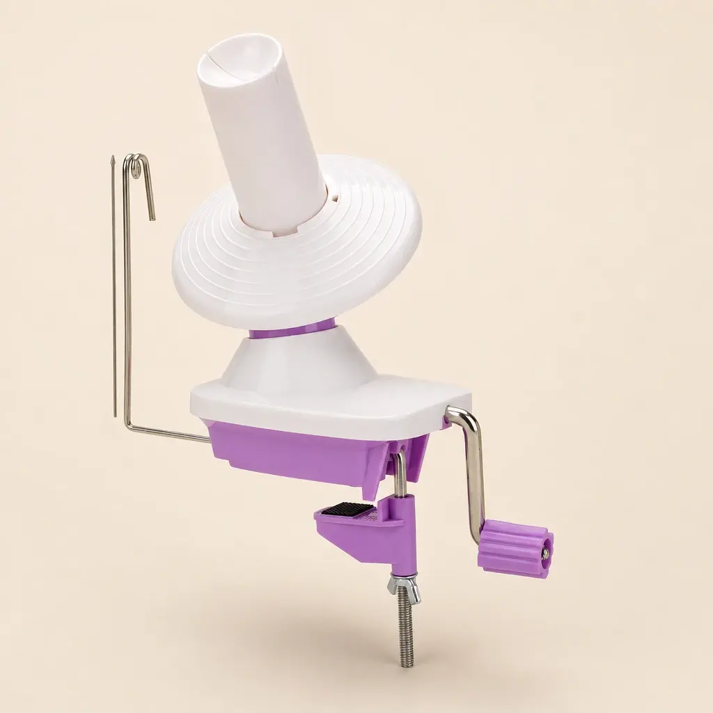 Lilac Hand Yarn Winder in the selected New lilac manual winder