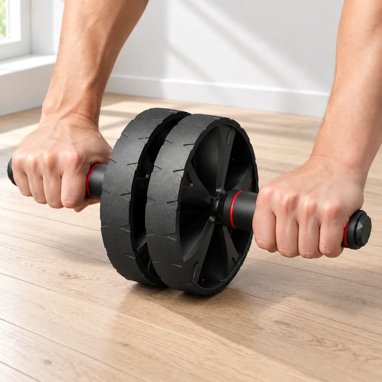 Twin-Wheel Core Roller | in use
